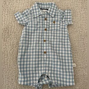 Carter's Baby Boy Outfit Size 3 Months Blue White NWOT Preppy